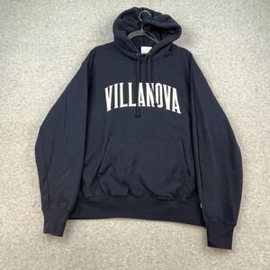 Villanova Wildcats Hoodie Mens XL Blue Champion Reverse Weave Sweatshirt NCAA